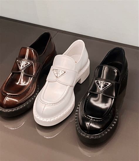 women prada loafers|prada loafers women outfit.